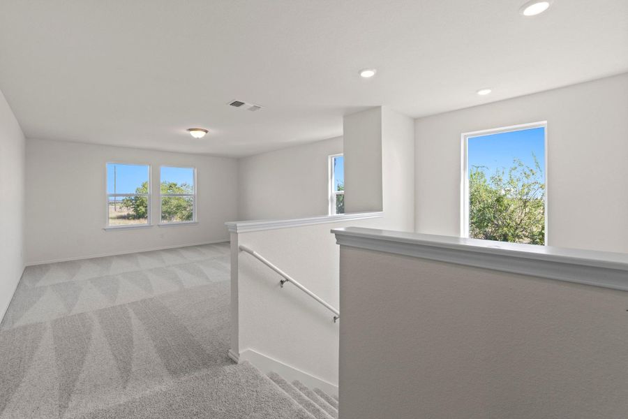 Spacious, unfurnished interior of a new home in Salerno - Heritage Collection, Round Rock (Image 23).