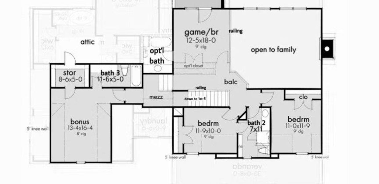 2D floor plan layout of this home in , Atlanta, GA (Image 6).