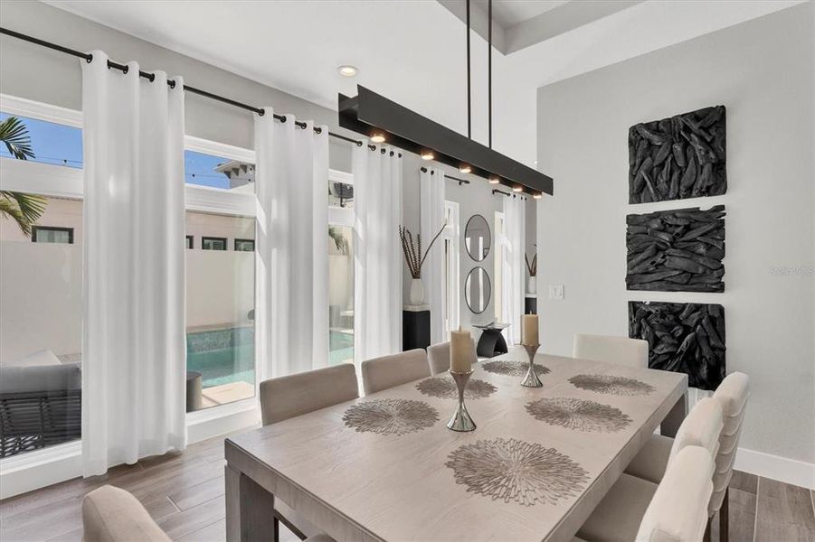 Furnished interior view inside a new home in Aqua Single Family Homes, Bradenton (Image 47).