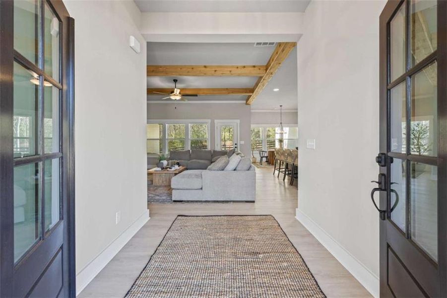 Exterior details and patio area of a home in , Monroe (Image 28).