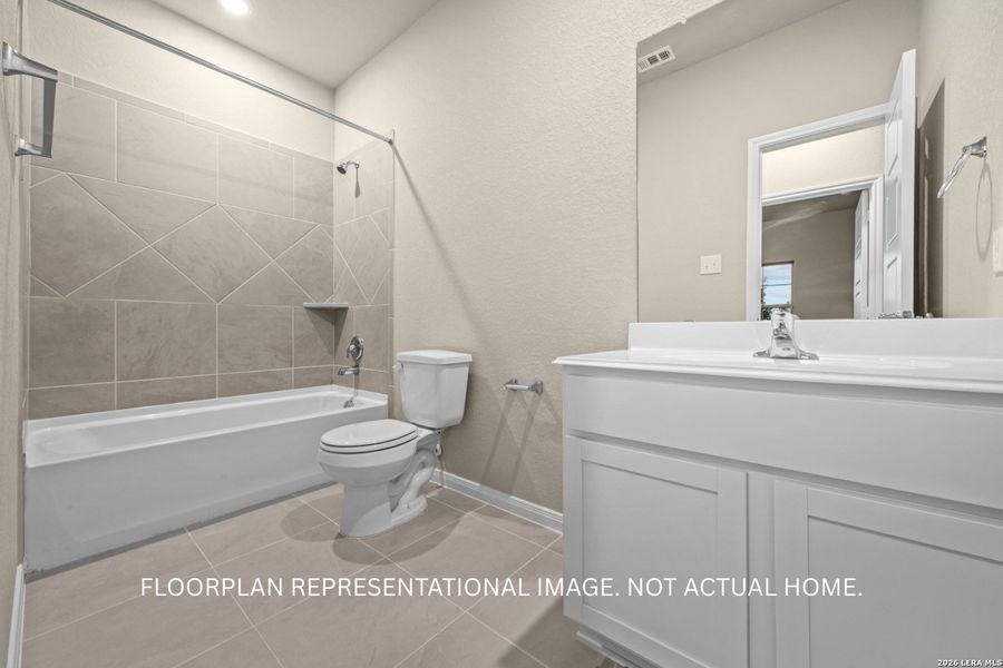 Furnished interior view inside a new home in Greenspoint Heights, Seguin (Image 5).