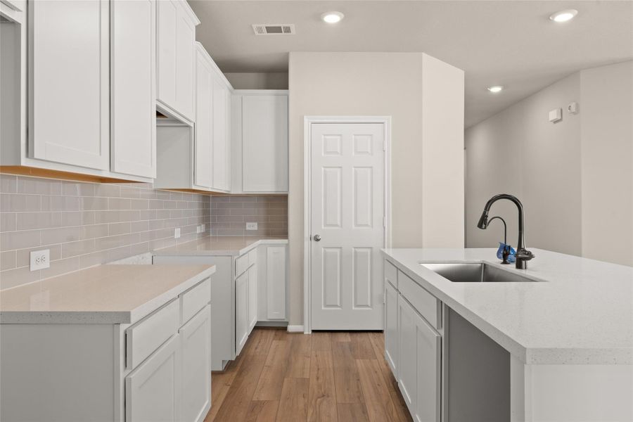 Furnished interior view inside a new home in Spring Creek Trails, Magnolia (Image 7).