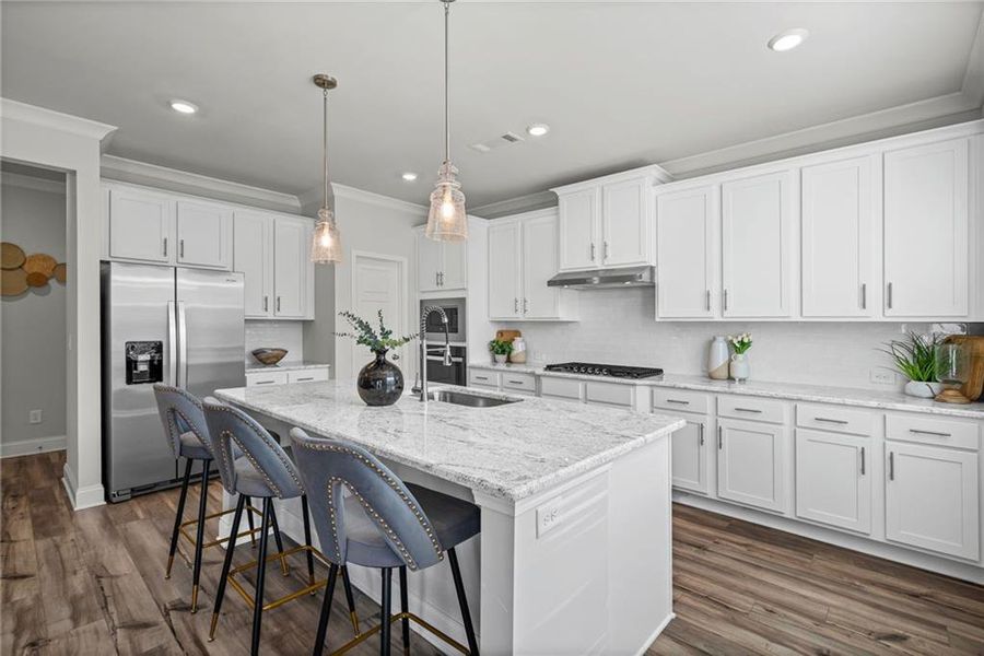Furnished interior view inside a new home in Overlook at Marina Bay, Gainesville (Image 19).