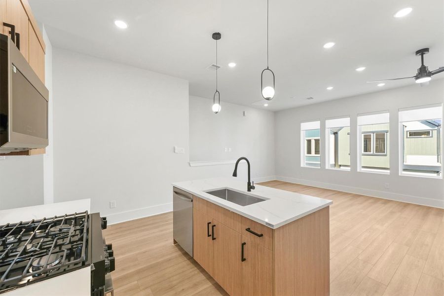 Elevated Living Plan - Living and Primary Suite on 2nd Floor Elevated Living Plan - Living and Primary Suite on 2nd Floor