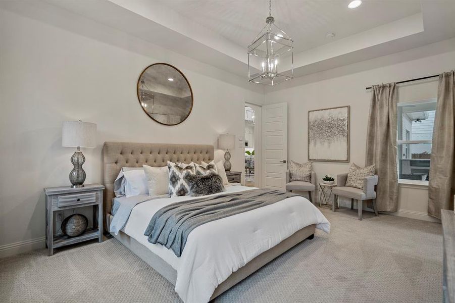Furnished interior view inside a new home in The Lakes at Parks of Aledo, Aledo (Image 33). Furnished interior view inside a new home in The Lakes at Parks of Aledo, Aledo (Image 33).