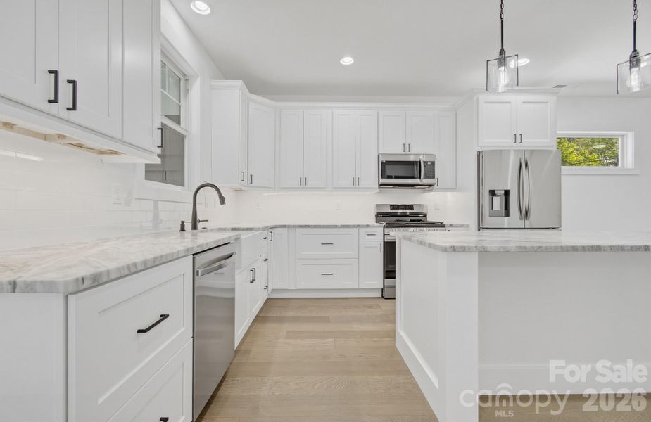 Furnished interior view inside a new home in , Hendersonville (Image 6).