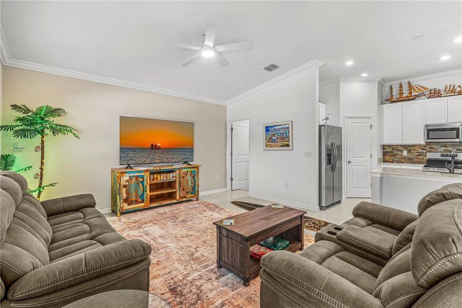 Furnished interior view inside a new home in The Parks at Edgewater, Edgewater (Image 16).