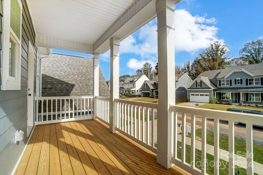 Second Story Porch off of Secondary Bedroom