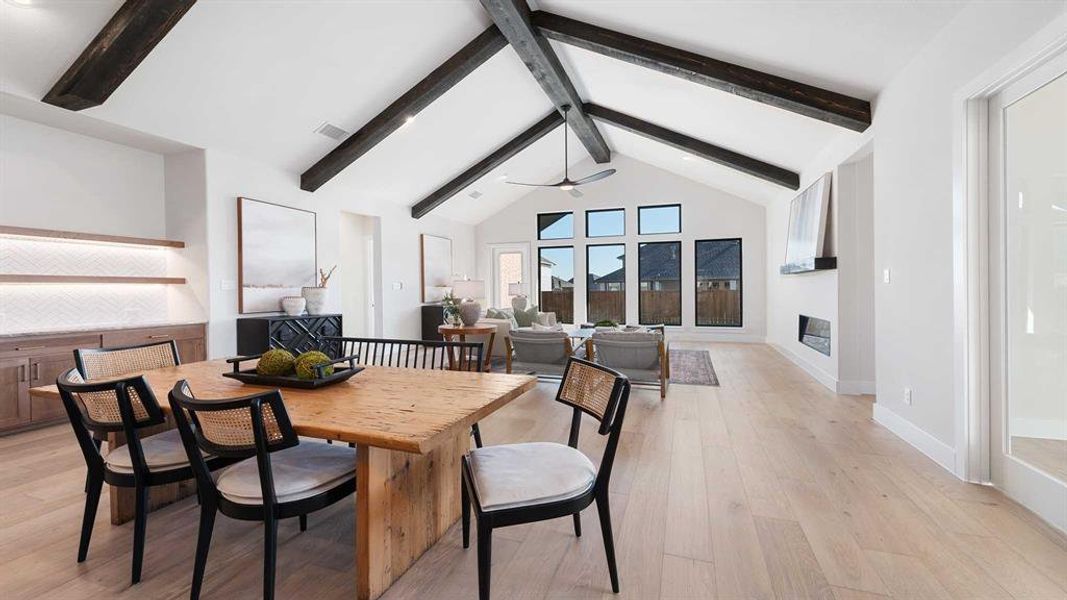 Furnished interior view inside a new home in Somerset Park 80', Rockwall (Image 6). Furnished interior view inside a new home in Somerset Park 80', Rockwall (Image 6).