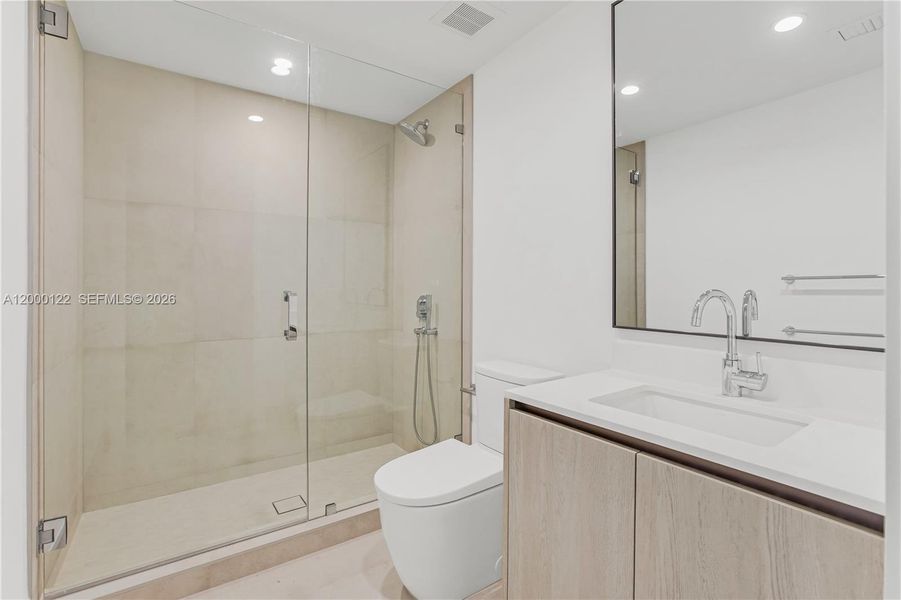 Furnished interior view inside a new home in , Miami Beach (Image 50).