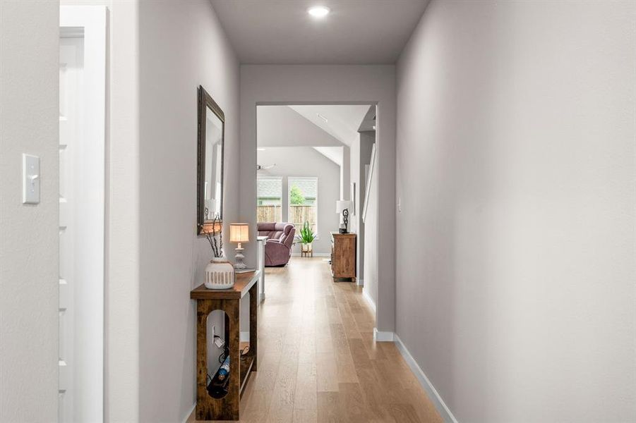 Furnished interior view inside a new home in Eastridge, McKinney (Image 10).
