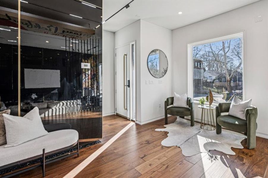 Furnished interior view inside a new home in , Atlanta (Image 13).