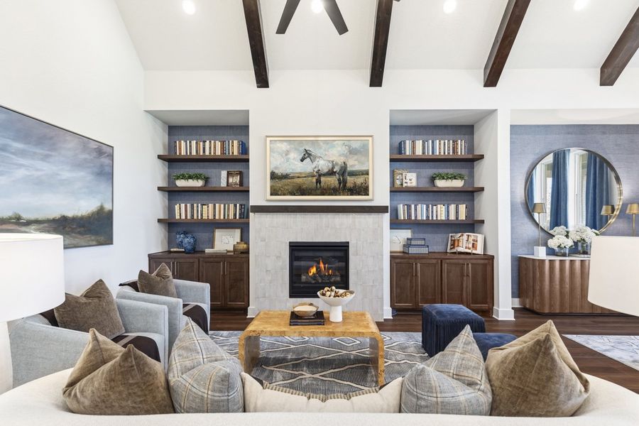 Representative Family Room - some options shown