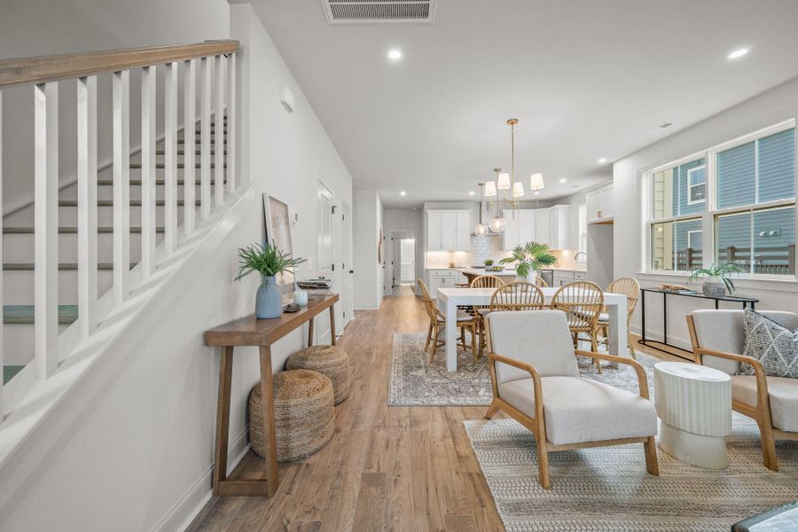 Furnished interior view inside a new home in , Summerville (Image 8).