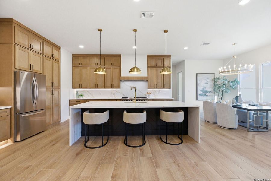 Furnished interior view inside a new home in , Bulverde (Image 9).