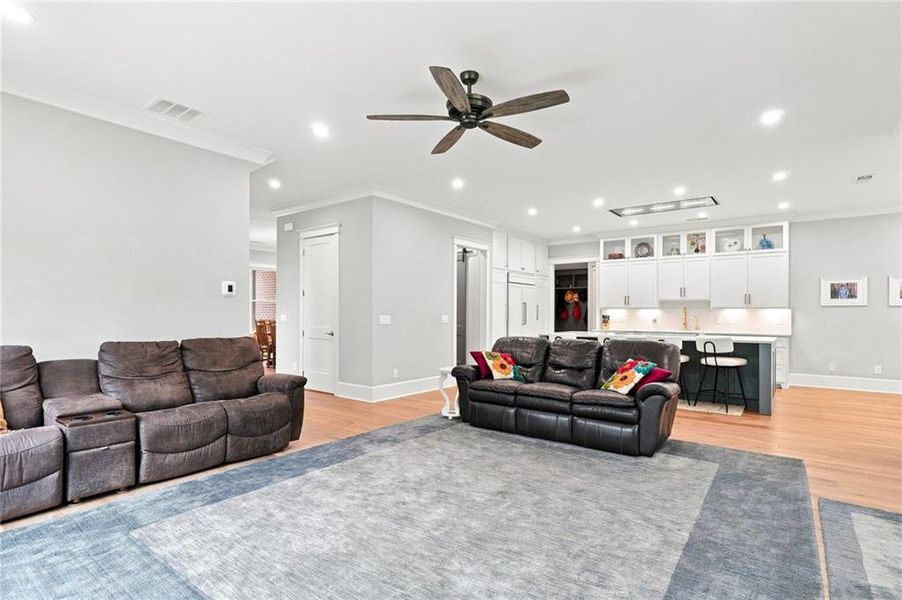 Furnished interior view inside a new home in , Dawsonville (Image 8).