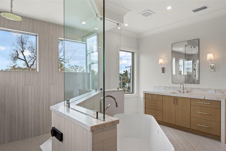 Furnished interior view inside a new home in , Tampa (Image 16).