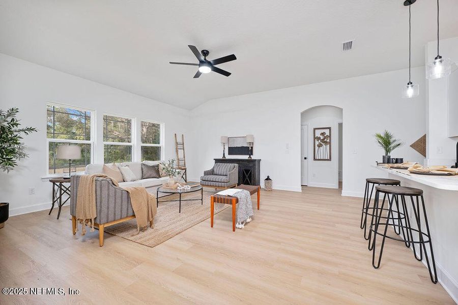 Furnished interior view inside a new home in , Melrose (Image 24).