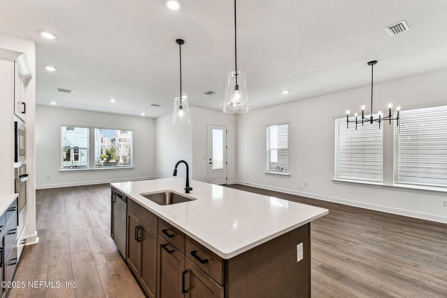 Furnished interior view inside a new home in Granville at eTown 34', Jacksonville (Image 12).