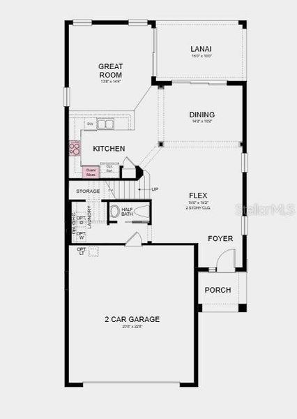 Structural options added include: Gourmet kitchen, sitting room at primary suite, game room, 8' interior doors, and tray ceiling package.