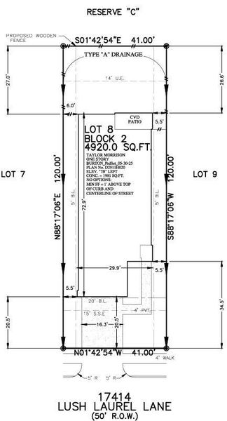 Plot Plan Plot Plan