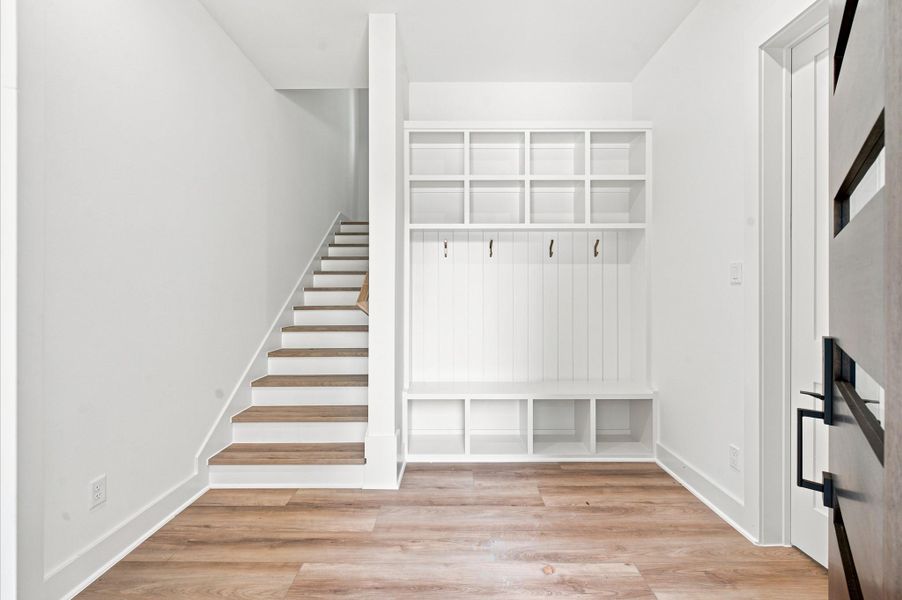 Mudroom upon entry. Mudroom upon entry.