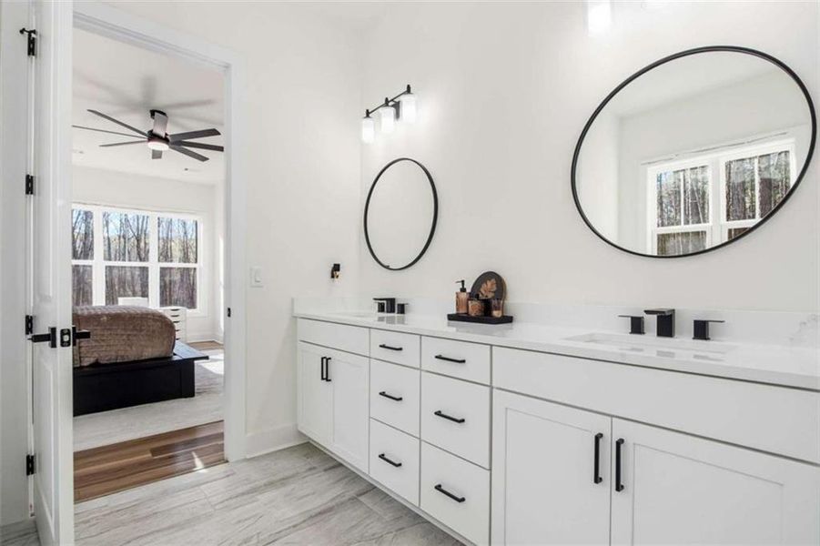 Furnished interior view inside a new home in , Winston (Image 16).