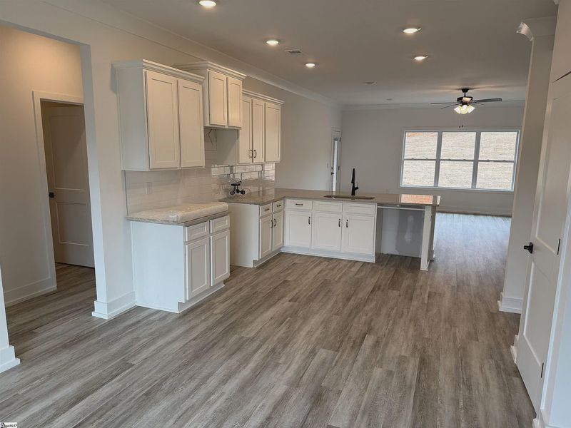 Furnished interior view inside a new home in Hidden Lake Estates, Greenville (Image 4).