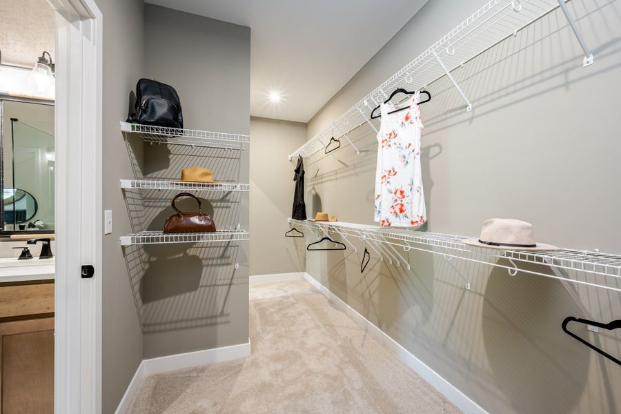 Representative furnished interior of a home built from the Finley by Fischer Homes in Twin Lakes, Hoschton (Image 35).