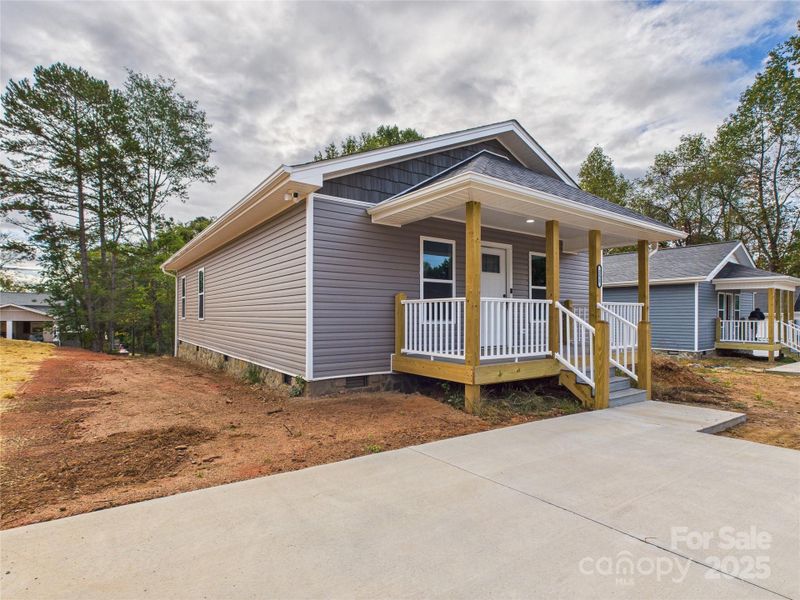 Exterior details and patio area of a home in , Valdese (Image 1). Exterior details and patio area of a home in , Valdese (Image 1).
