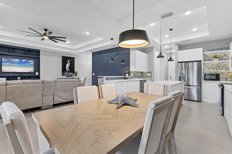 Furnished interior view inside a new home in , Rotonda West (Image 7). Furnished interior view inside a new home in , Rotonda West (Image 7).