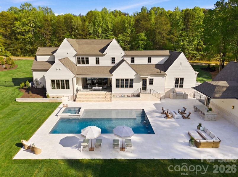 Exterior details and patio area of a home in , Davidson (Image 4).