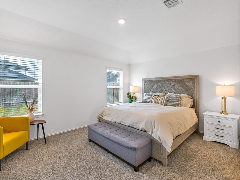 Furnished interior view inside a new home in Tamarron, Fulshear (Image 9).