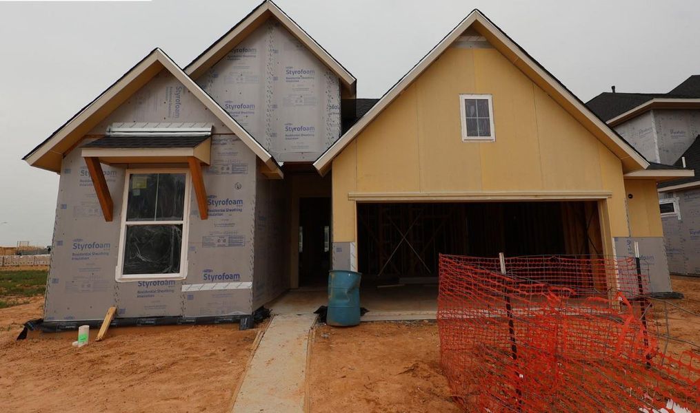 In-progress construction of a new home in , Hockley, TX (Image 6).