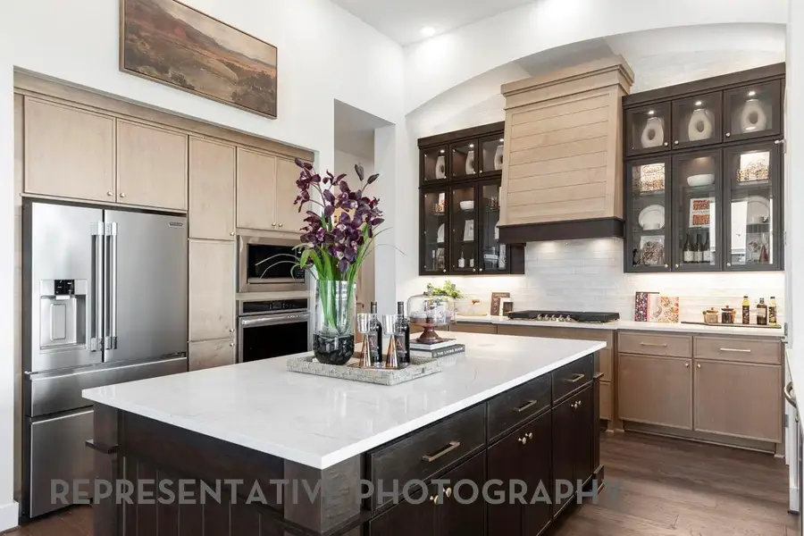 Furnished interior view inside a new home in Cross Creek West, Fulshear (Image 5).