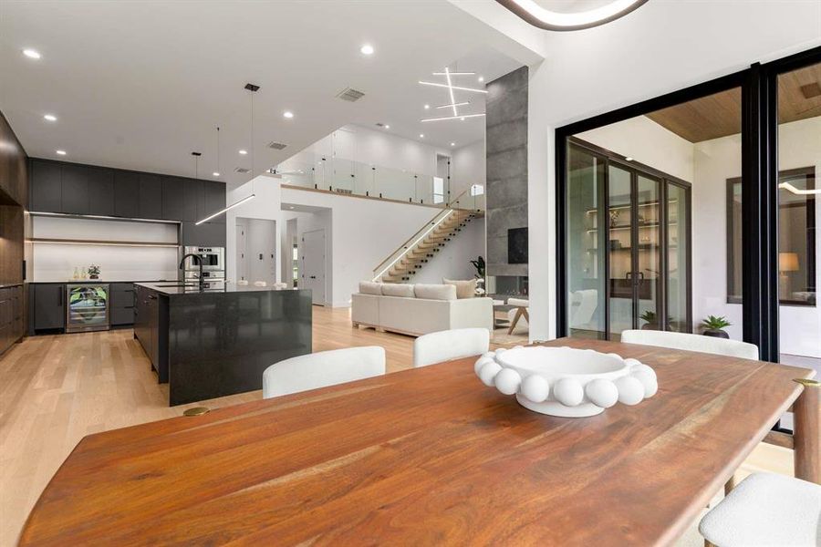 Furnished interior view inside a new home in , Dallas (Image 18).