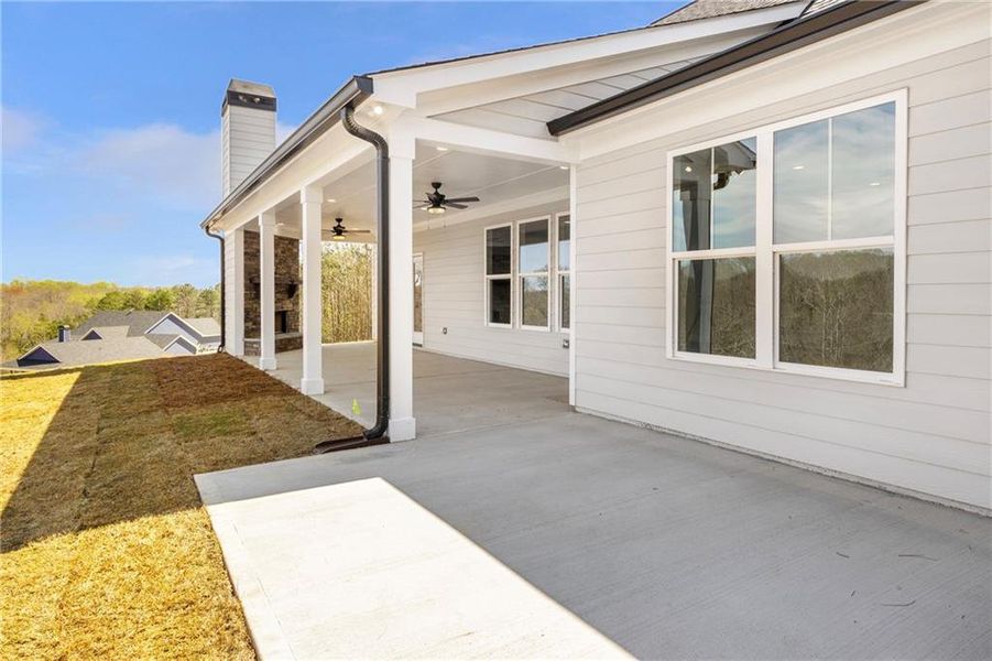 Exterior details and patio area of a home in , Pendergrass (Image 23).