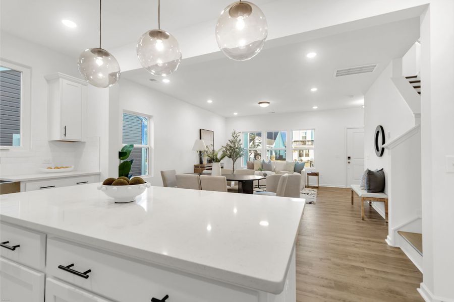 Furnished interior view inside a new home in Homecoming, Ravenel (Image 16).