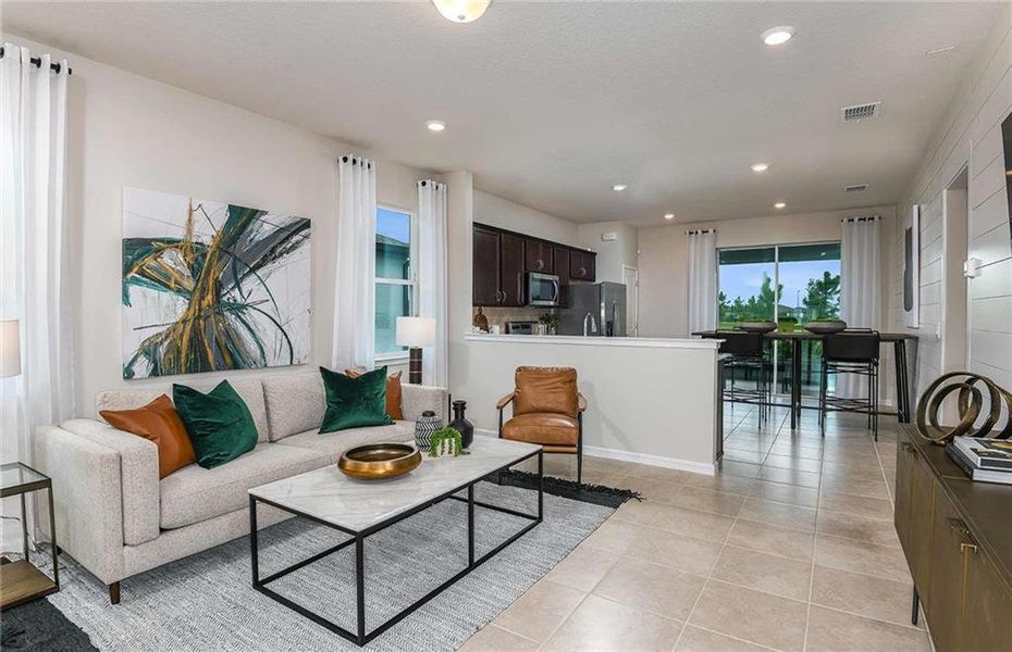 Furnished interior view inside a new home in Sun City Peachtree, Griffin (Image 5).