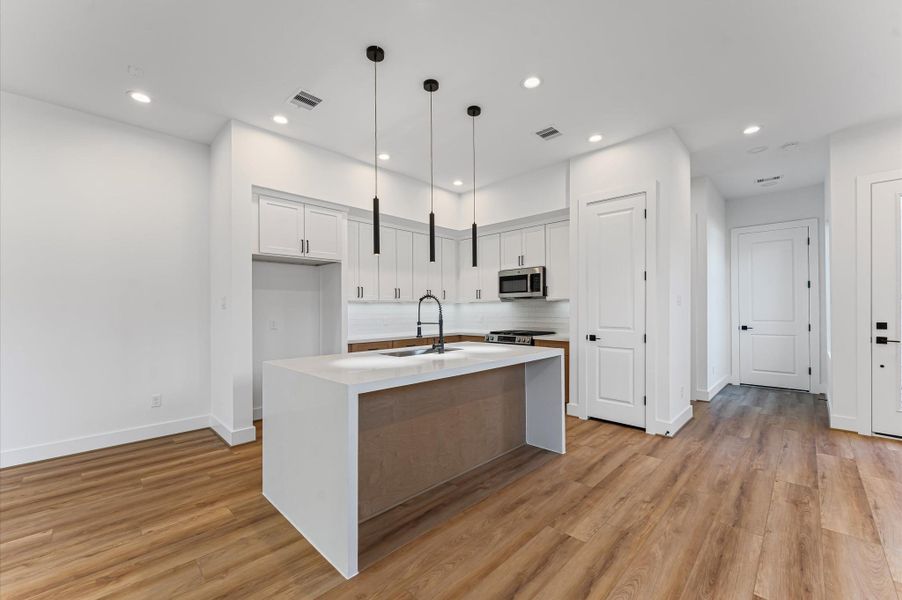 Furnished interior view inside a new home in , Houston (Image 16). Furnished interior view inside a new home in , Houston (Image 16).