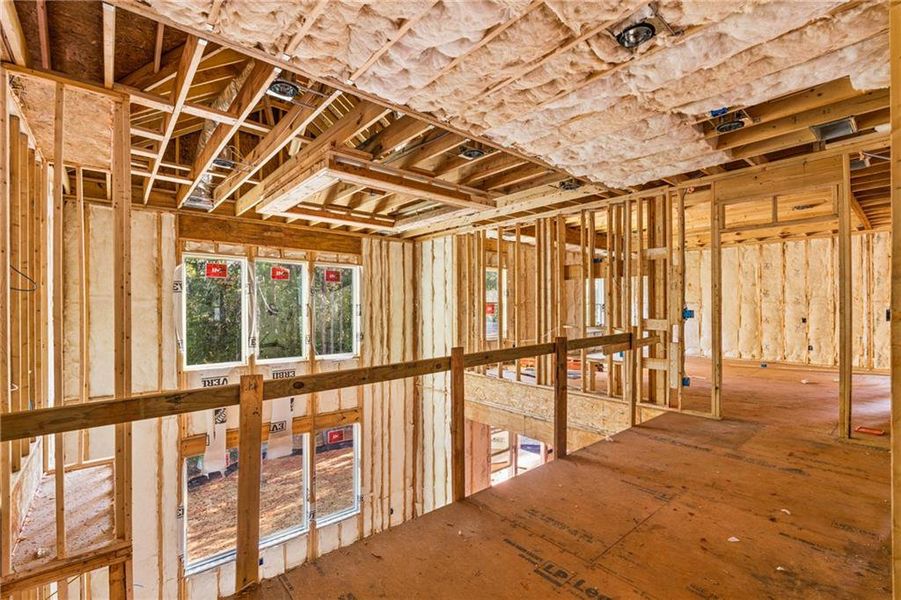 In-progress construction of a new home in , Hoschton, GA (Image 11).