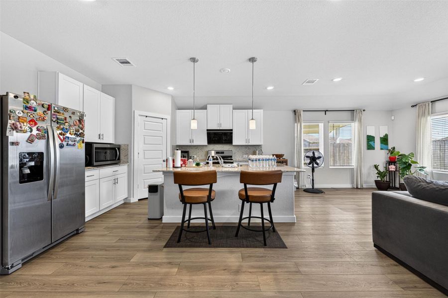 Furnished interior view inside a new home in Wall Street Village, Richmond (Image 15).