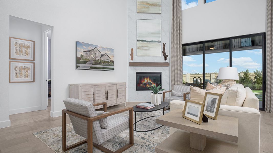 Representative furnished interior of a home built from the 3791W by Perry Homes in Briarley, Montgomery (Image 7).