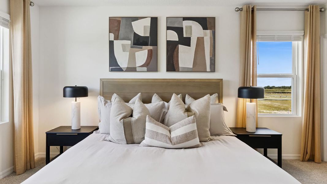 Furnished interior view inside a new home in Summerlin at Hawthorne Ranch, Lakeland (Image 25).