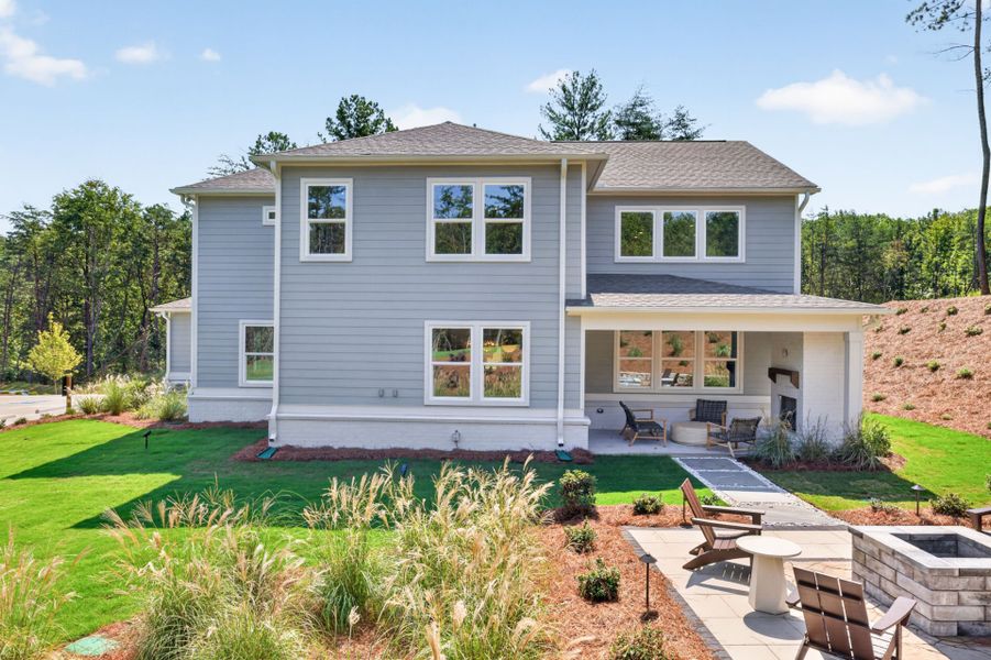 Representative exterior details of a home built from the Newlyn by Pulte Homes in Bristol, Dawsonville (Image 36).