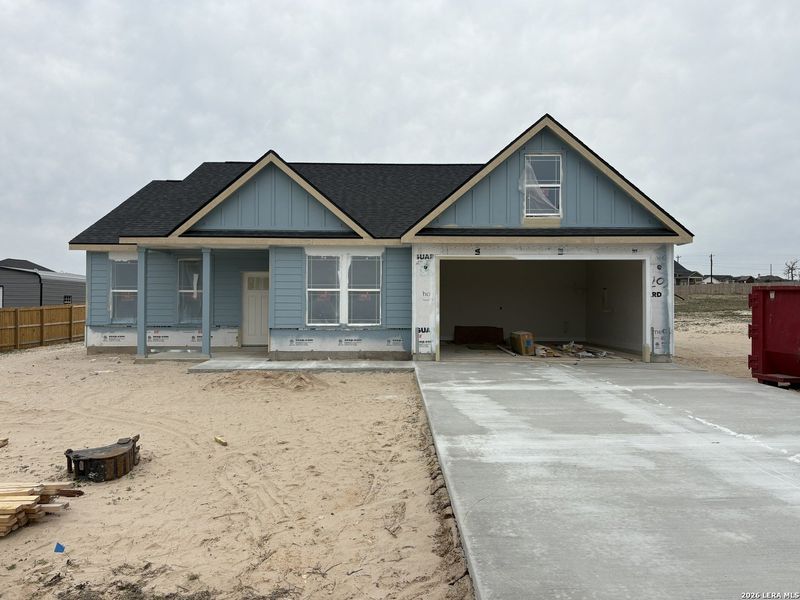 In-progress construction of a new home in Las Palomas Country Club Estates, La Vernia, TX (Image 8).