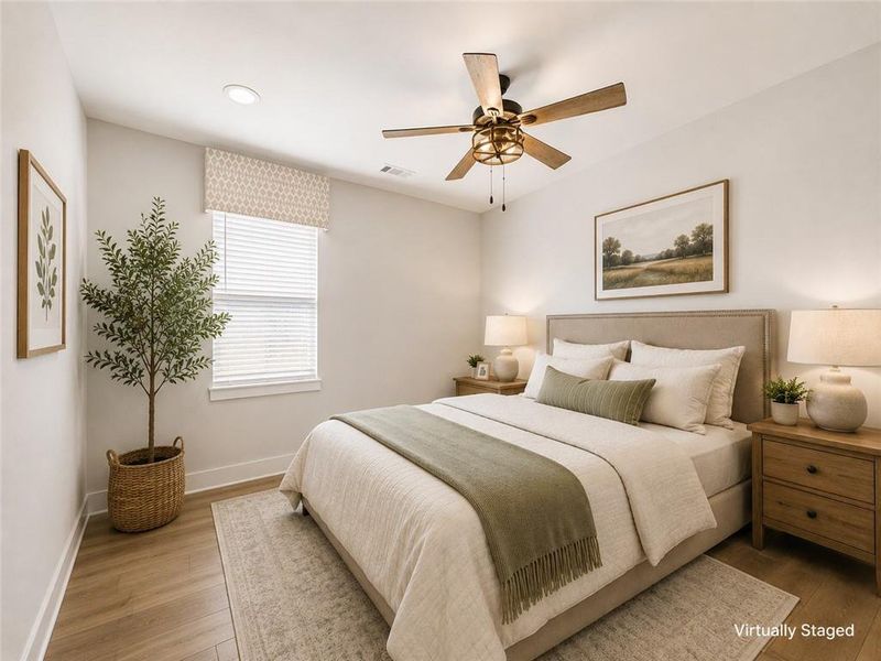 Furnished interior view inside a new home in , Hoschton (Image 22).