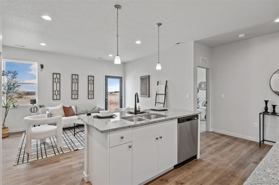 Furnished interior view inside a new home in , Pueblo West (Image 29).