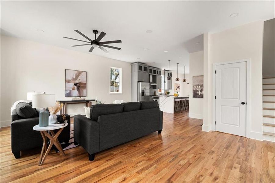Furnished interior view inside a new home in , Atlanta (Image 13). Furnished interior view inside a new home in , Atlanta (Image 13).