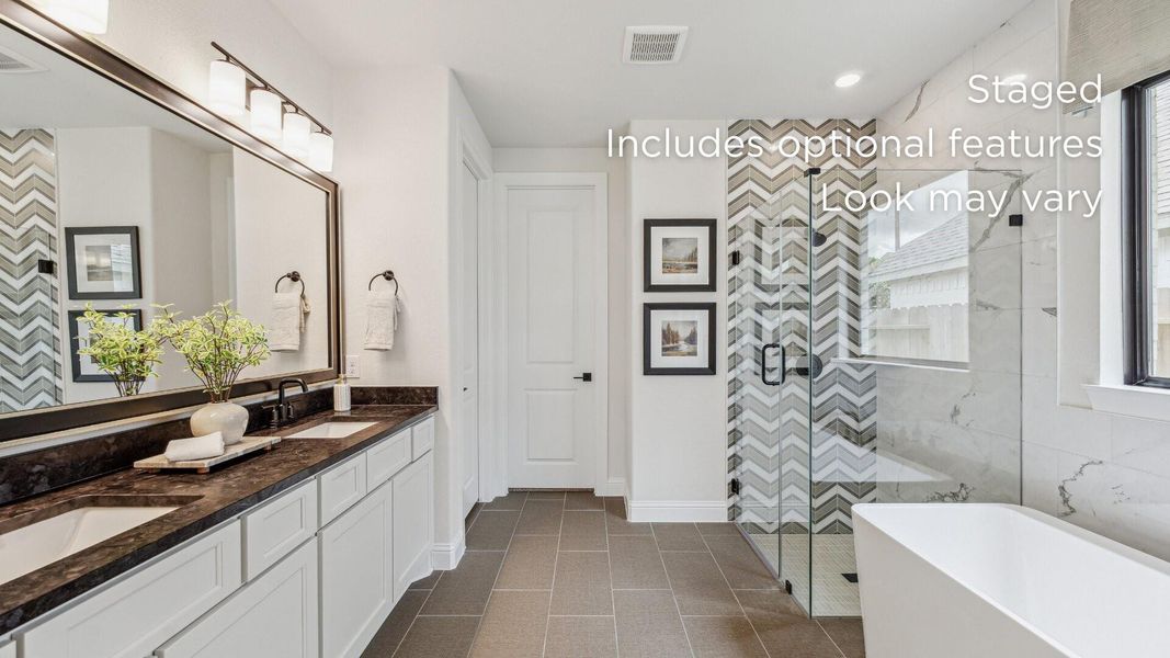 Furnished interior view inside a new home in Woodhavyn 50', Magnolia (Image 13).